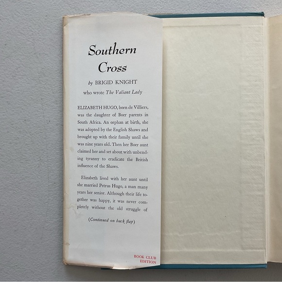 Southern Cross by Brigid Knight Vintage Hardcover Book - Picture 2 of 6
